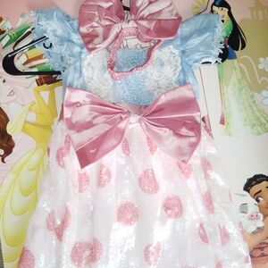 Pink and Blue Kids Costume with Bow